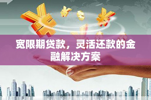 额敏宽限期贷款，灵活还款的金融解决方案