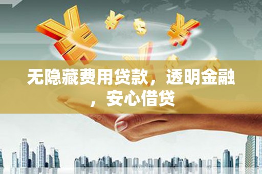 额敏无隐藏费用贷款，透明金融，安心借贷