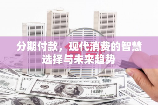 额敏分期付款，现代消费的智慧选择与未来趋势