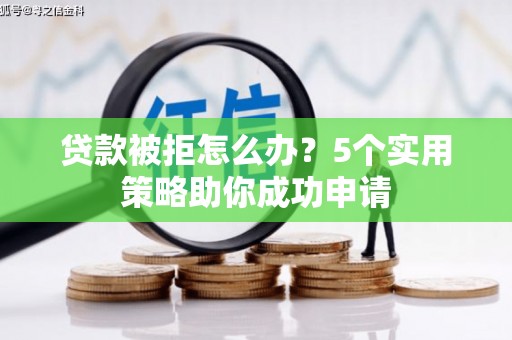 额敏贷款被拒怎么办？5个实用策略助你成功申请