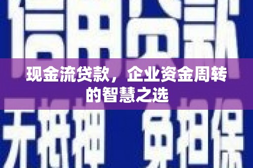 额敏现金流贷款，企业资金周转的智慧之选