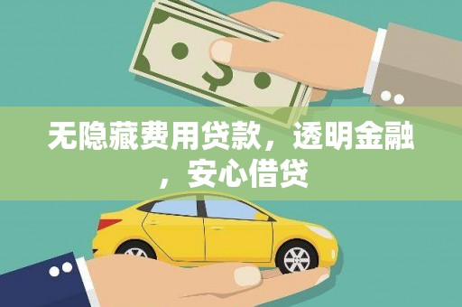 额敏无隐藏费用贷款，透明金融，安心借贷