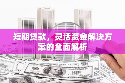 额敏短期贷款，灵活资金解决方案的全面解析