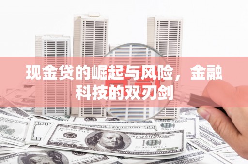 额敏现金贷的崛起与风险，金融科技的双刃剑