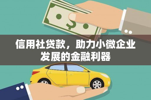 额敏信用社贷款，助力小微企业发展的金融利器