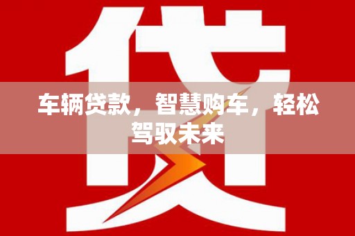 额敏车辆贷款，智慧购车，轻松驾驭未来
