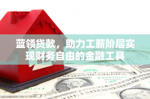 额敏蓝领贷款，助力工薪阶层实现财务自由的金融工具
